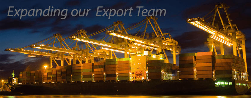 Expanding Our Export Team News Header Expanding Our Export Team News Header