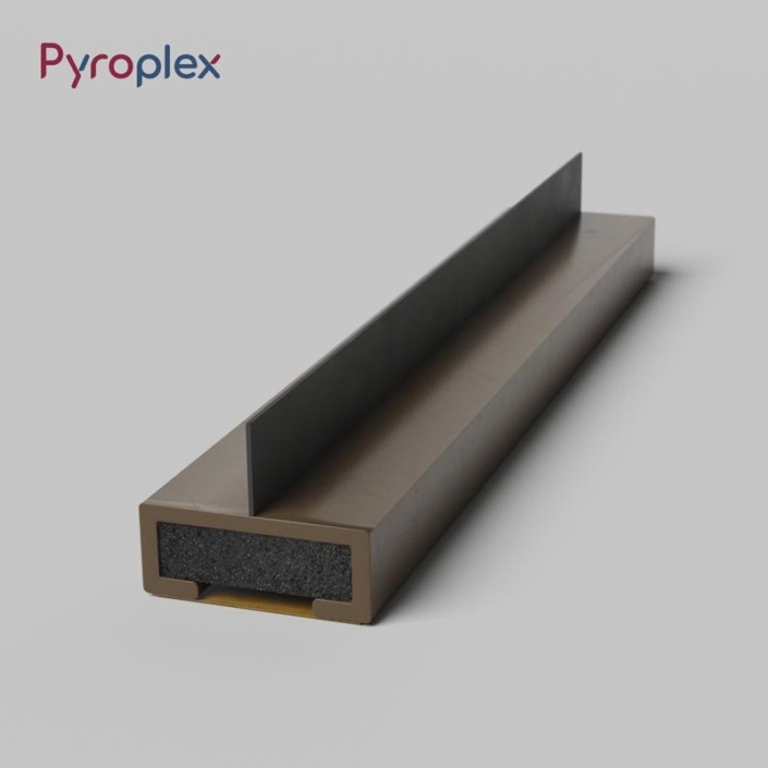 Fire & Smoke Door Seal With Single Fin | Intumescent Strips | Pyroplex
